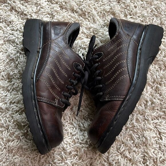 Dr. Martens Vintage Brown Lace-up Shoes Made in England AW004 Mens Size 8 main image 8